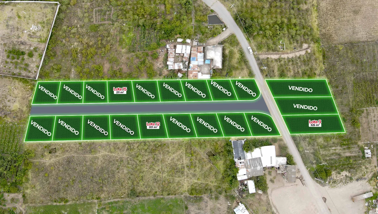 Lotes en venta Sector la Palestina