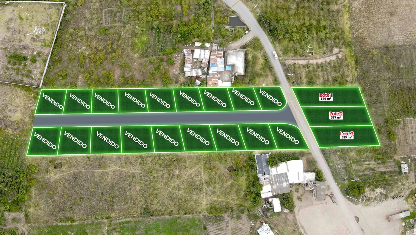 Lotes en venta Sector la Palestina