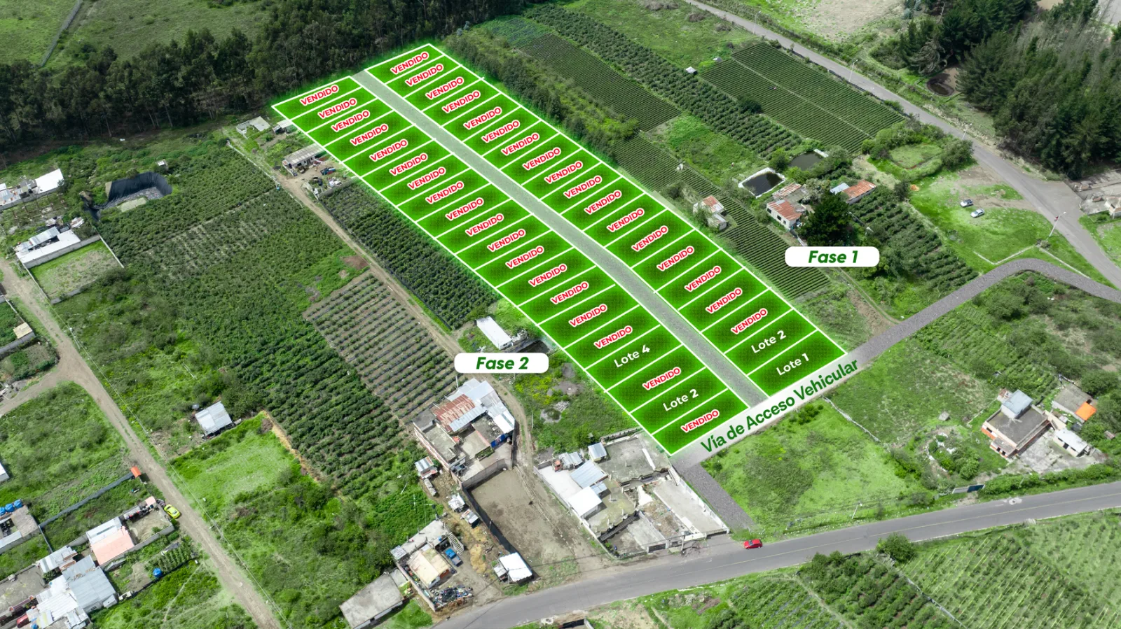 Lotes en venta Sector Huachi La Libertad
