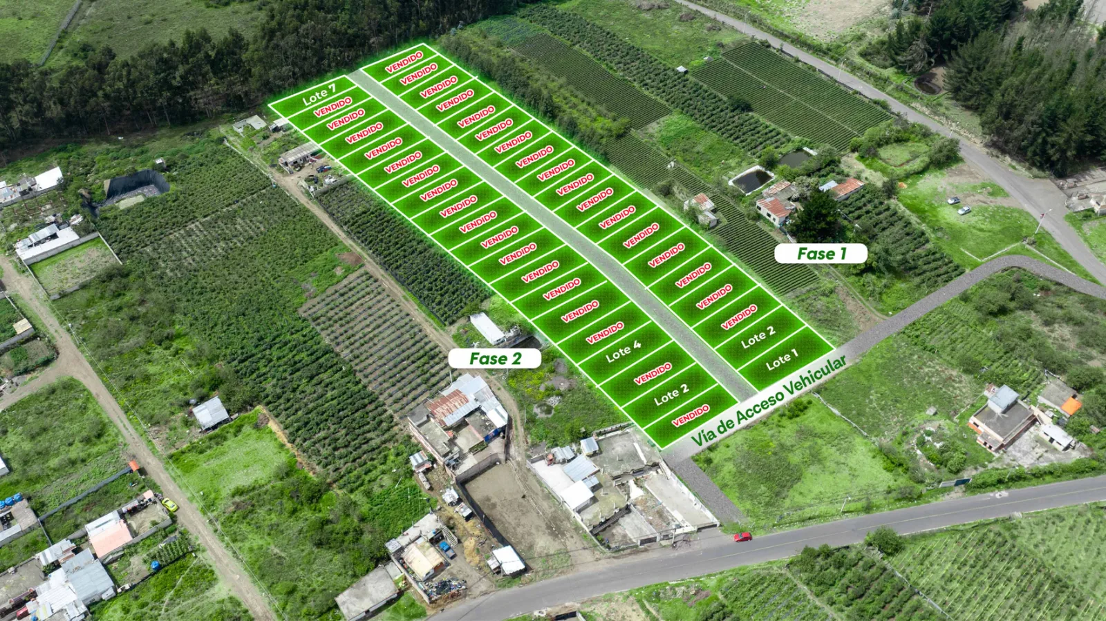 Lotes en venta Sector Huachi La Libertad