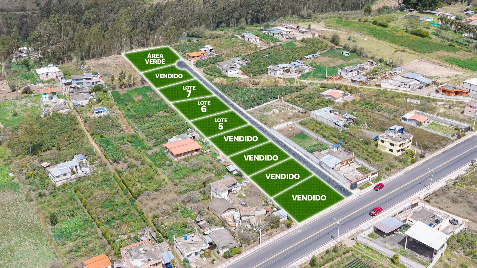 Lotes en Venta – Alobamba, Tisaleo