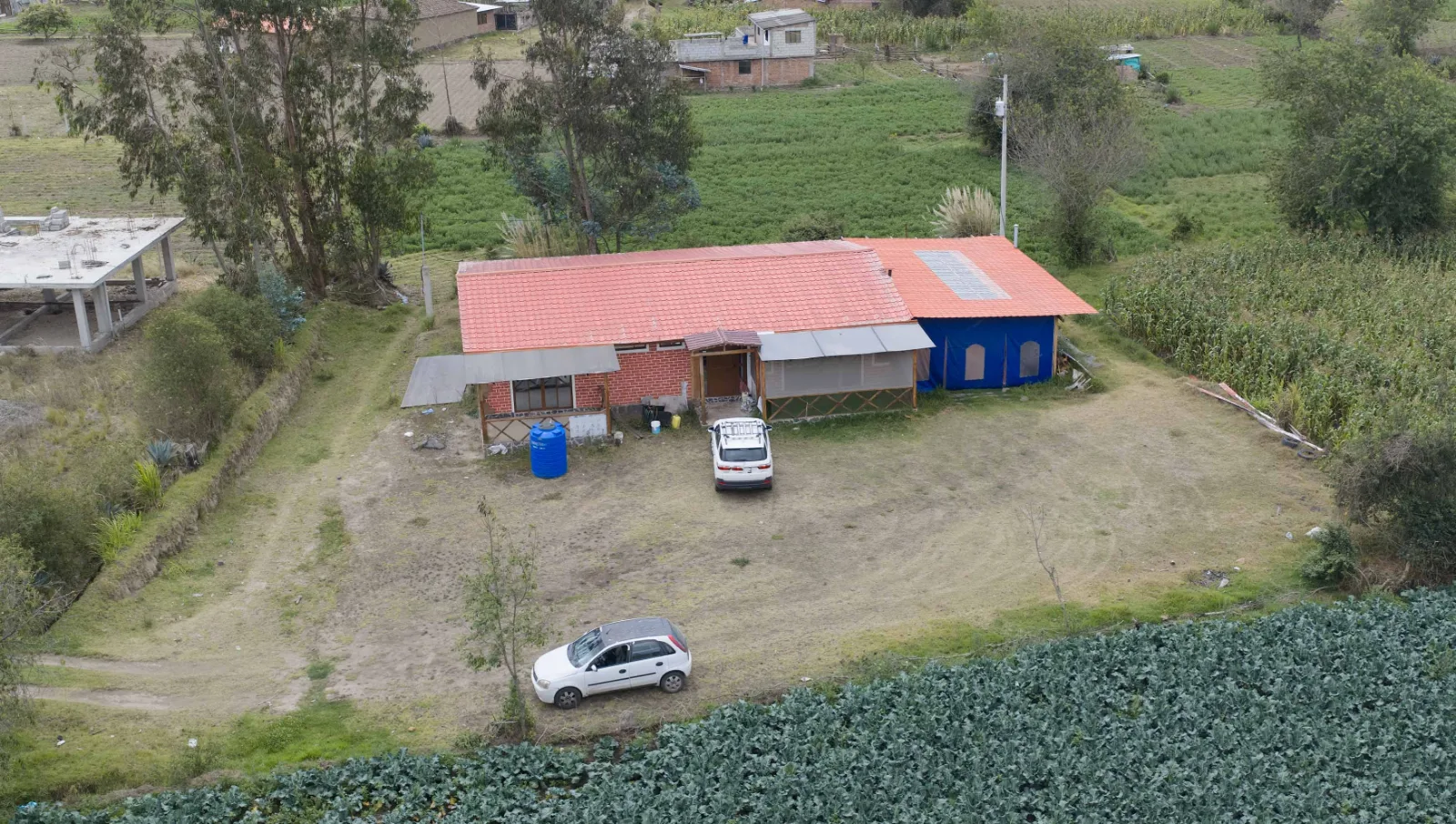 Casa con amplio terreno en San Clemente, Riobamba