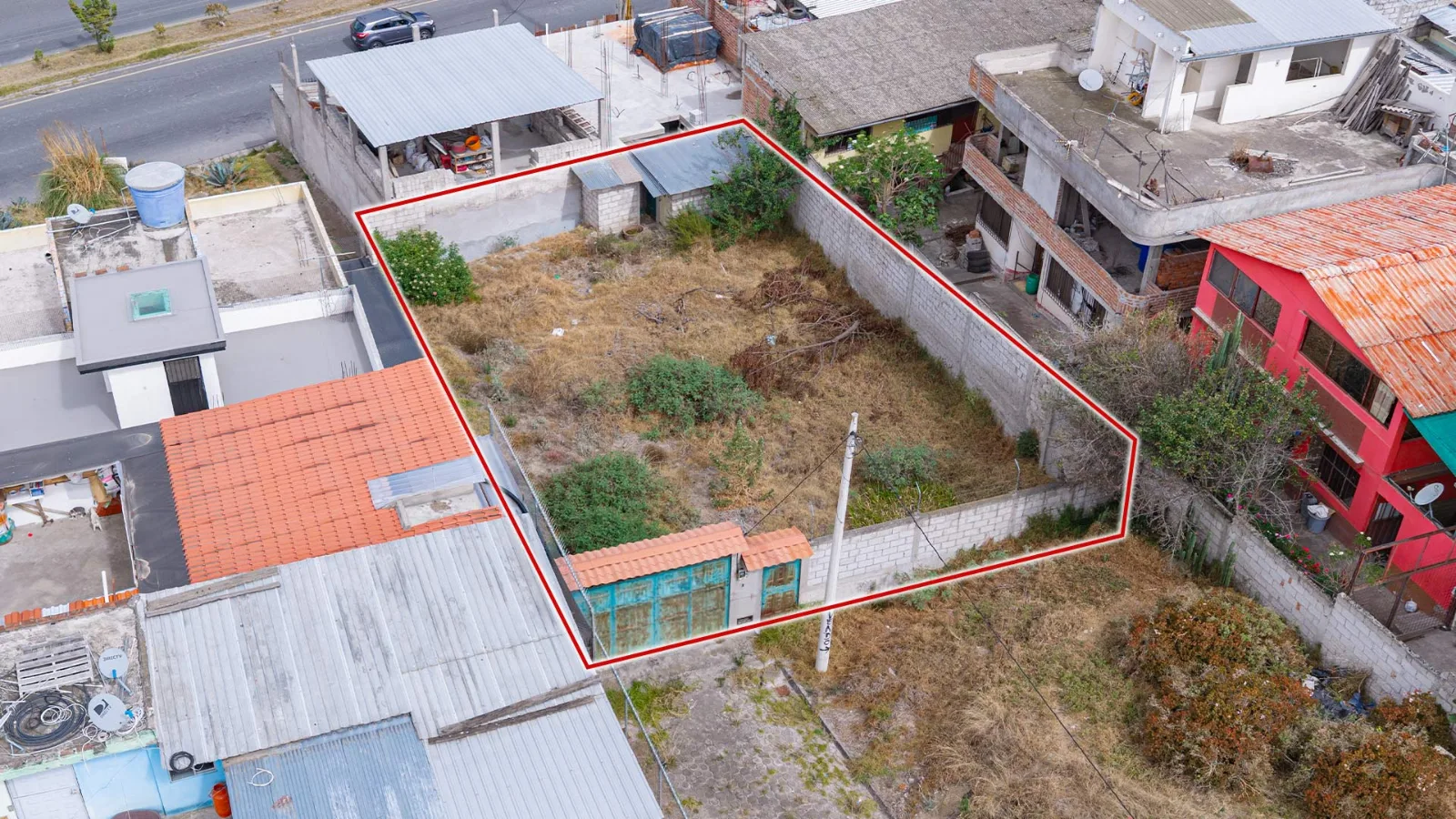 Terreno sector Mercado América, Ambato