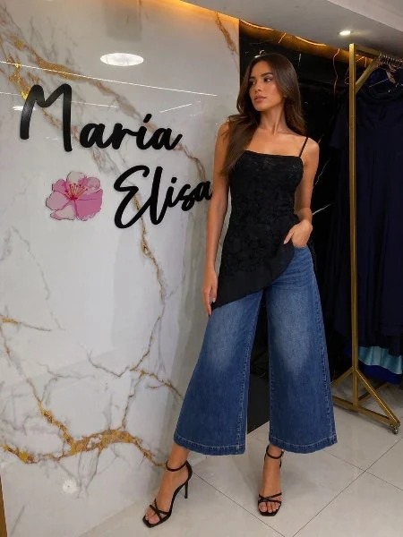 Blusas de randa Negras en tendencia 🖤