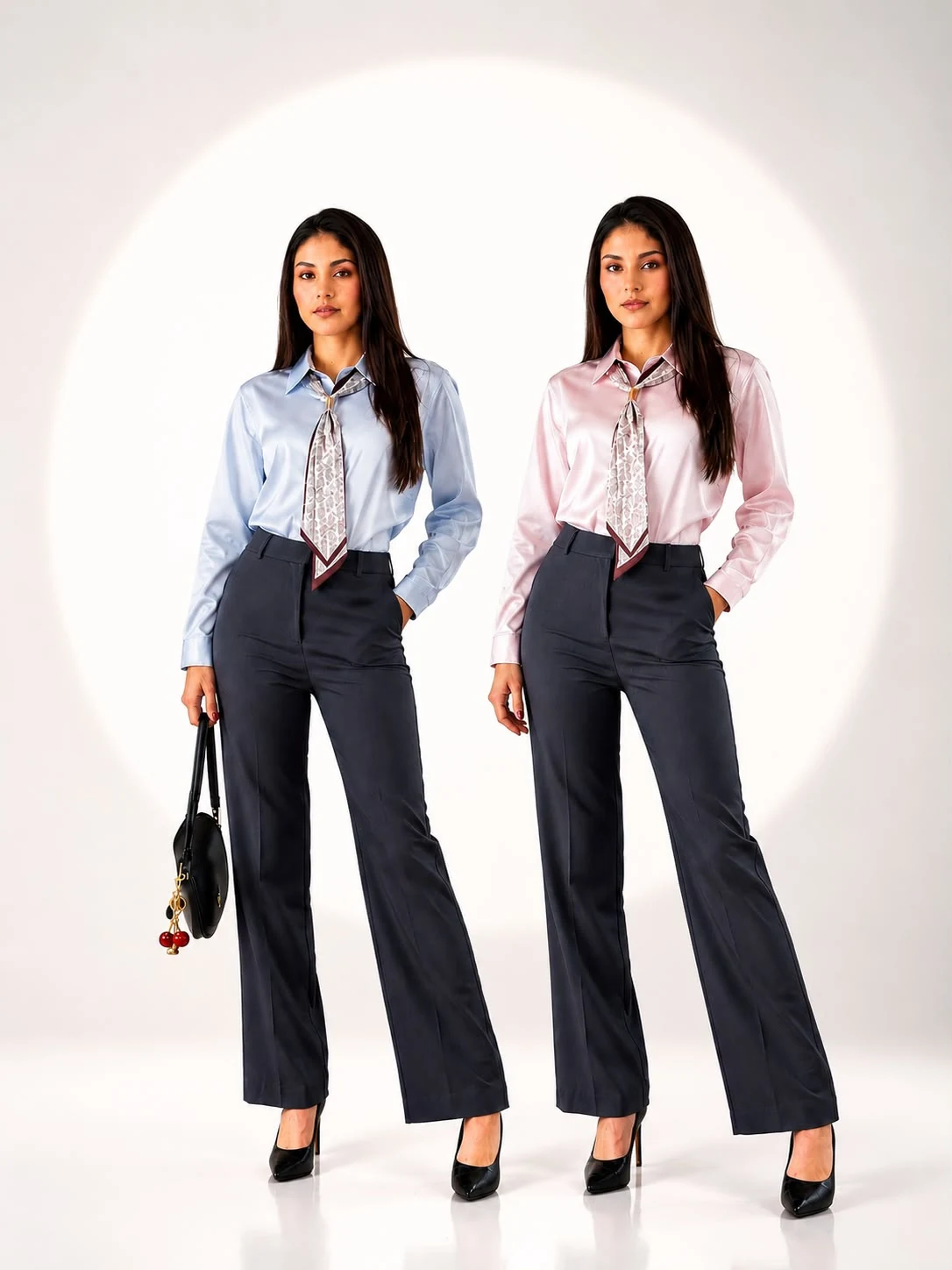 Camisas de seda 💙​🎀​
