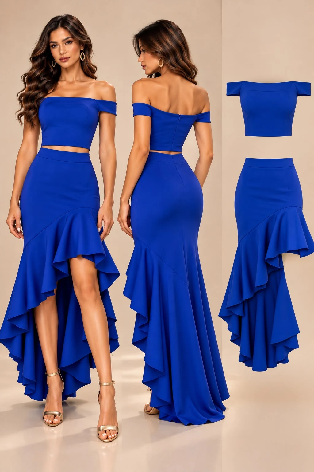 Conjunto Azul Eléctrico