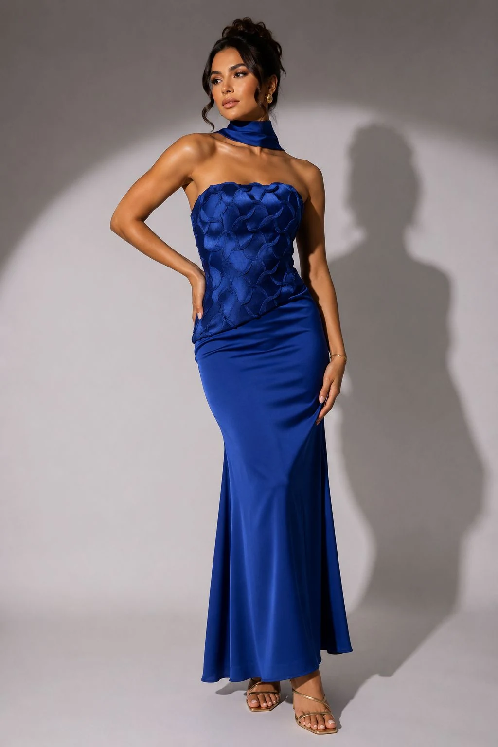 Vestido Azul Rey