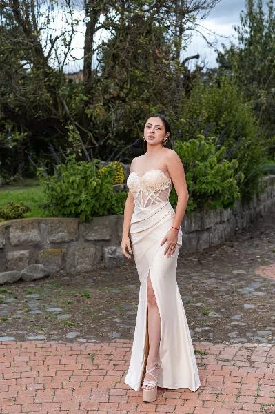 Vestido Beige